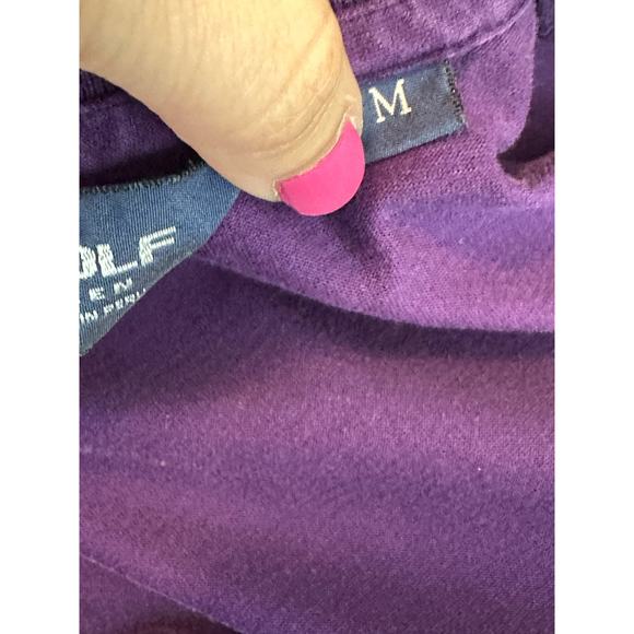 Ralph Lauren Polo Golf purple short sleeves golf shirt size Medium - Picture 4 of 9